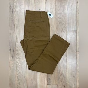 NWT GAP lived in slim fit brown chinos sz 31x30